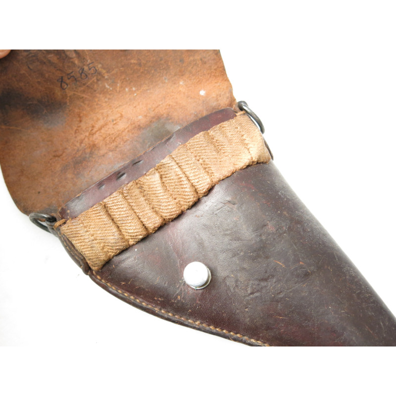 Etui cuir revolver Suisse 1882  daté 1940 ref et 742