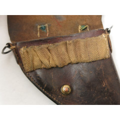 Etui cuir revolver Suisse 1882  daté 1915 ref et 788