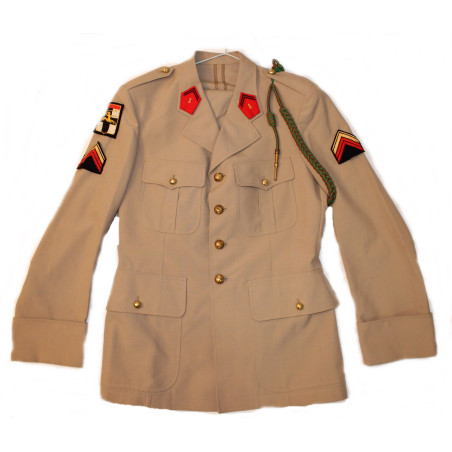Ensemble Veste et Pantalon été d'un Caporal Chef du 1er Régiment Artillerie (M59)