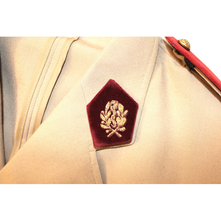 Tenue Complète Veste Chemise cravate et pantalon Médecin Aspirant de l'armée française (1979)