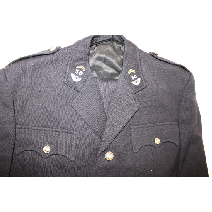 Ensemble Veste et Pantalon De la tenue de Parade des Chasseurs Alpins de l'armée Française