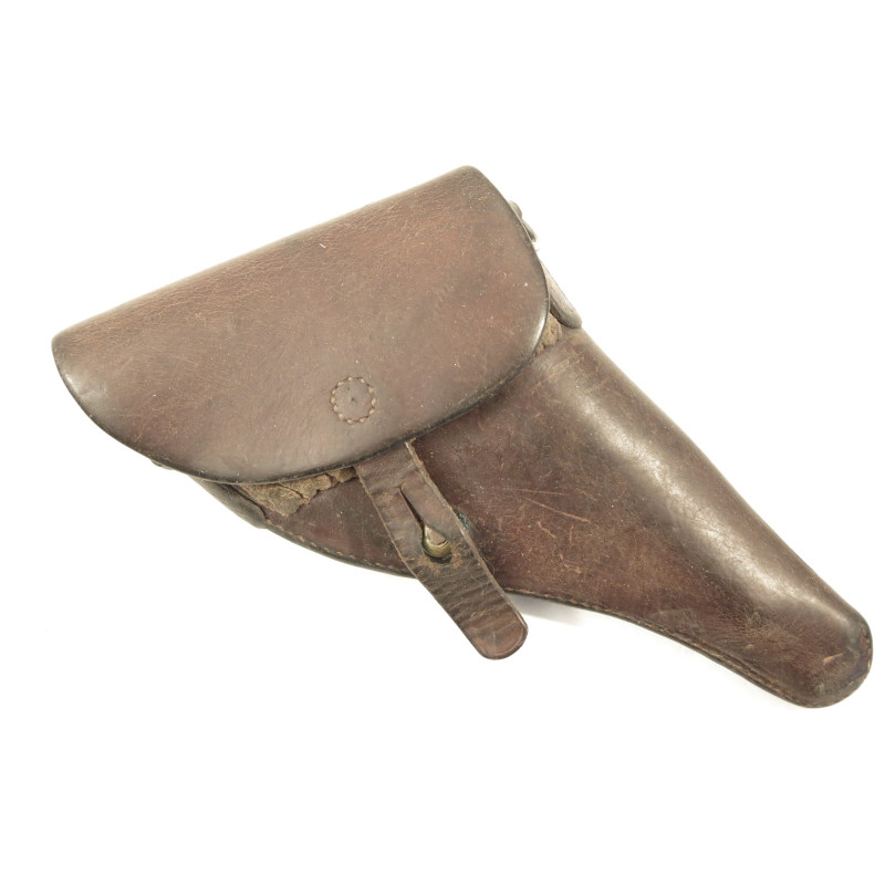 Etui cuir revolver Suisse 1882  daté 1910 ref et 711 