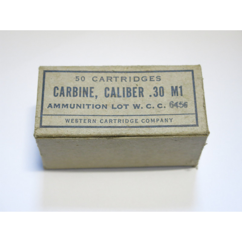 Boite vide originale de cartouches carabine USM1  WCC  