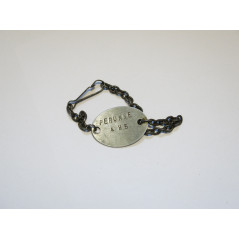 Dog tag France model 1881 Castel ref bo 20