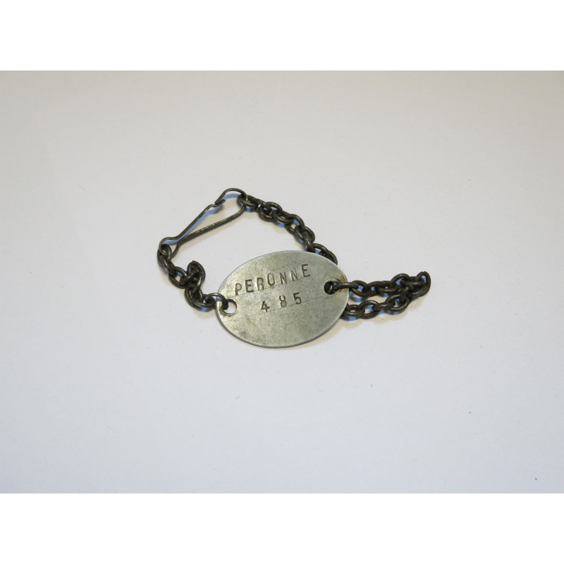 Dog tag France model 1881 Castel ref bo 20