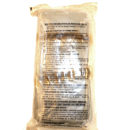 Accessoires de protection antitoxique Mle 63