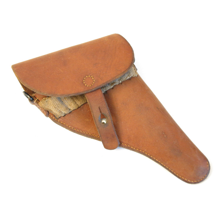Etui cuir revolver Suisse 1882 daté 1927 Réf et 777