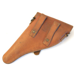 Etui cuir revolver Suisse 1882 daté 1927 Réf et 777