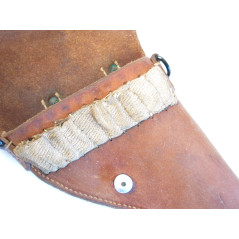 Etui cuir revolver Suisse 1882 daté 1927 Réf et 777