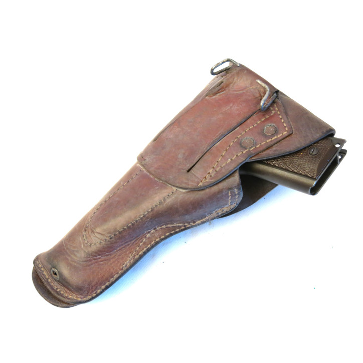 Etui Colt 45 ORIGINAL  US Vietnam  cuir fauve  ref et 366