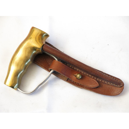 Coup de poing Robbins et Dudley poignée laiton avec fourreau