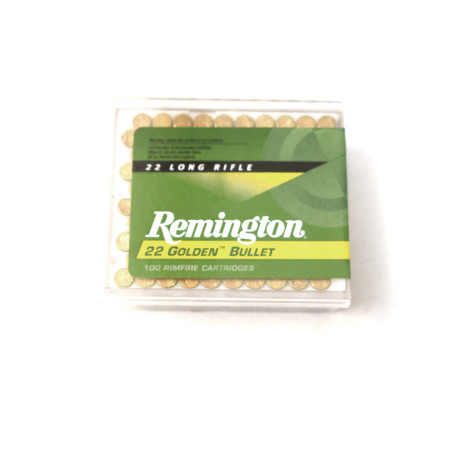 Boite de 100 cartouches calibre 22 long rifle Golden bullet Remington