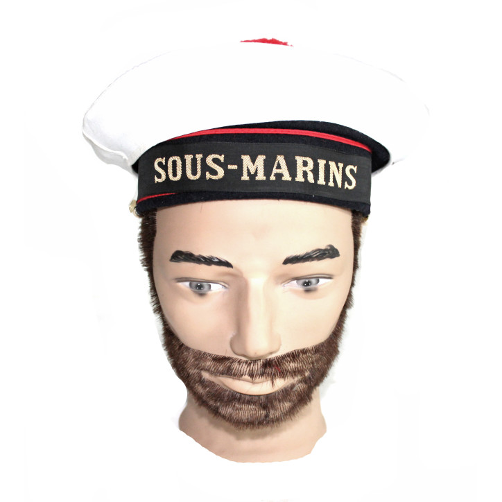 Béret/Bachi de Sous-Marinier français complet