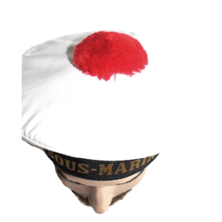 Béret/Bachi de Sous-Marinier français complet