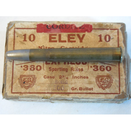 Cartouche Eley 400/360 nitro express