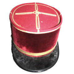 Képi Médecin service de sdanté, velours rouge