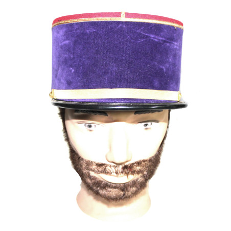 Képi des Dentistes service de santé, velours violet