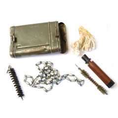 Boite de nettoyage métallique pour fusil Mauser Réf bo 47 après guerre 