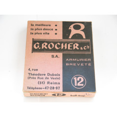 Boite vide ancienne cal 12 G Rocher ref c 52