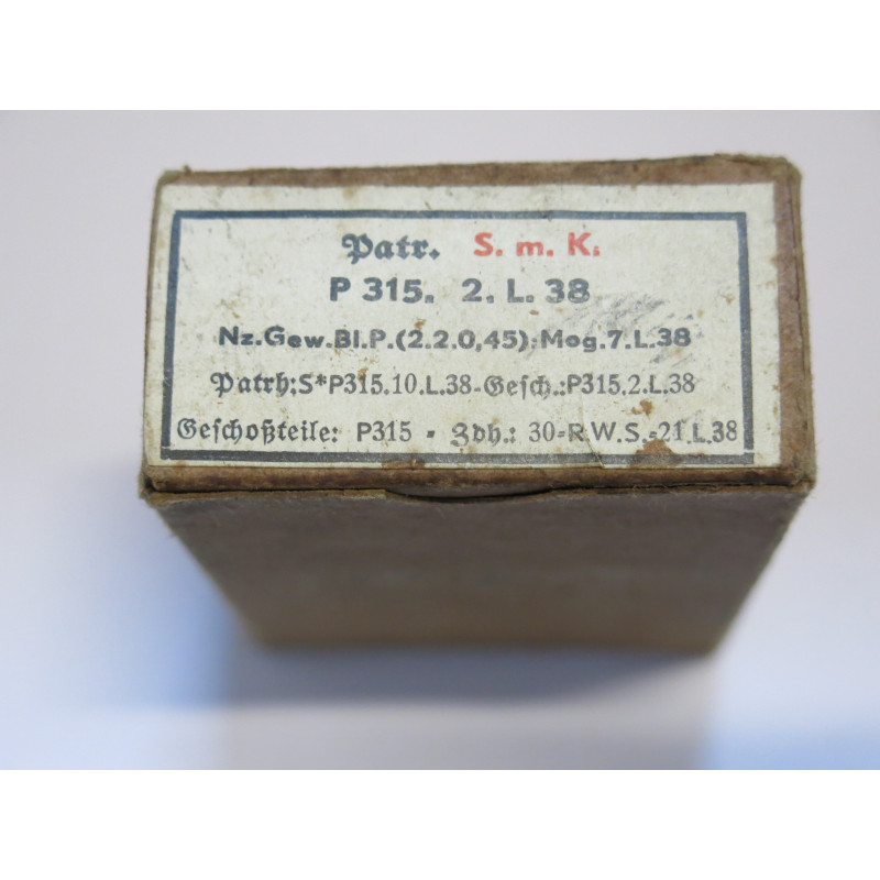 Boite vide Mauser 7.92 SmkLspur ref C8