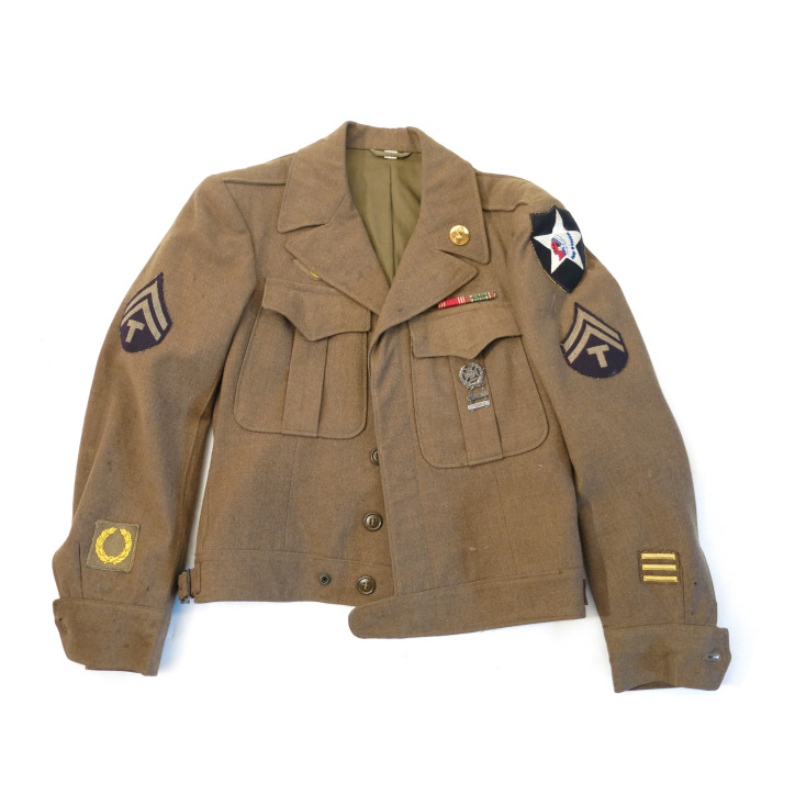 Blouson original officier 2 nd division Indian Head ref ve 99
