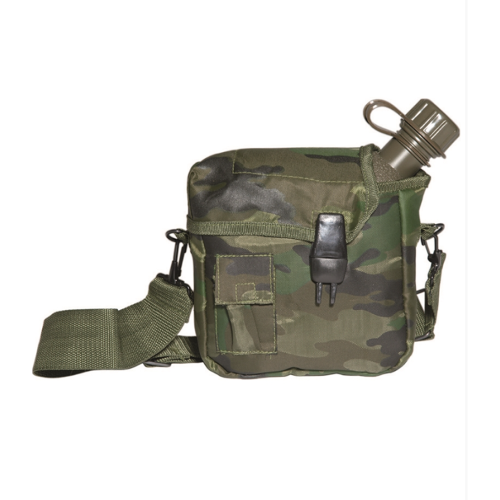Gourde grande capacité avec sa housse et sangle de 1.9L