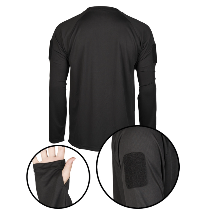 T-Shirt De sport manches longues Quick Dry respirant