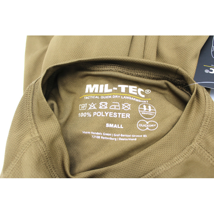 T-Shirt De sport manches longues Quick Dry respirant