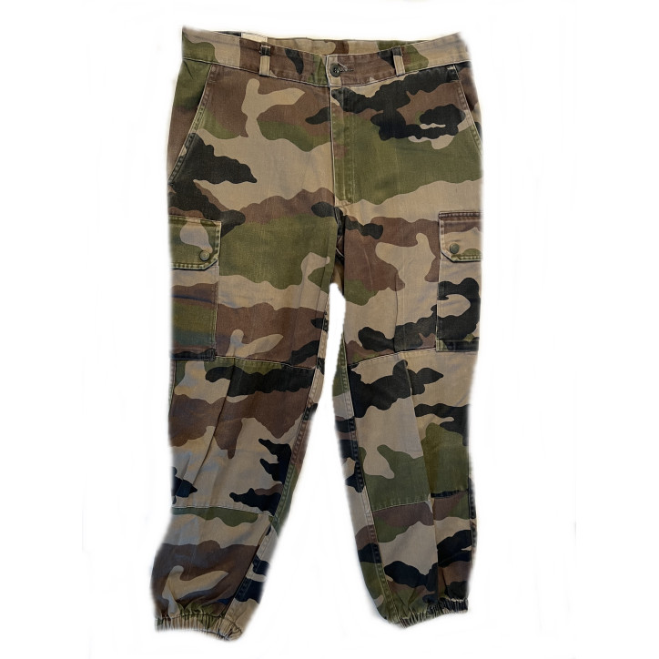 Ensemble Veste + Pantalon et casquette de l'armée française Type F2 camouflé