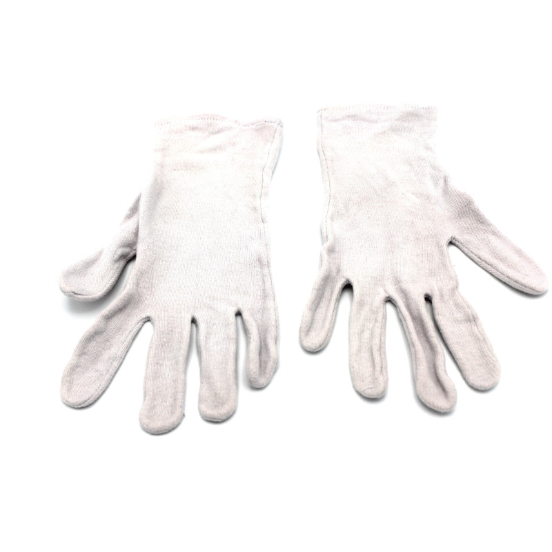 Gant en coton blanc de la marine française taille 8