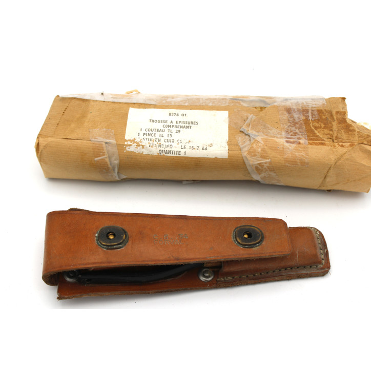 Trousse à épissures avec étui couteau et pince