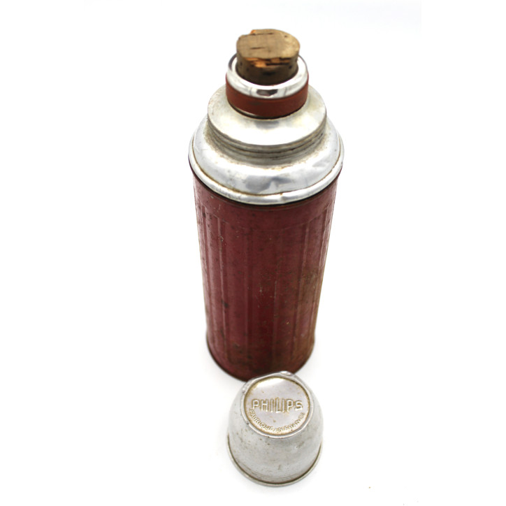 Thermos Philips d'une cantine d'un soldat de la guerre d'Algérie