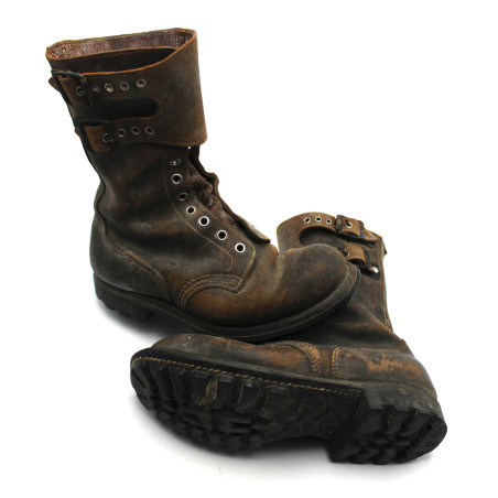 Rangers de l'armée française AJAX en cuir marron T40