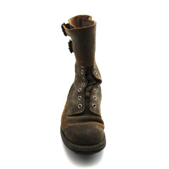 Rangers de l'armée française AJAX en cuir marron T40