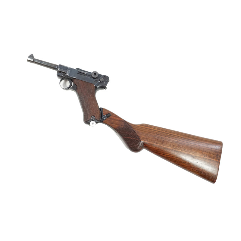 Crosse P08 Luger type carabine à poignée Pistolet vernie Crosse P08 Luger type carabine à poignée Pistolet vernie