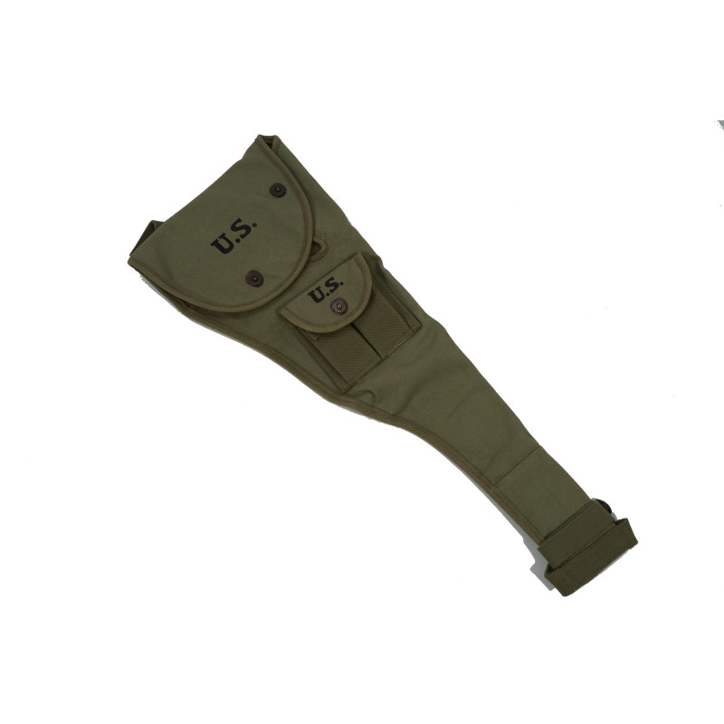 Housse toile avec porte chargeur carabine USM1 Para couleur verte