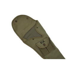 Housse toile avec porte chargeur carabine USM1 Para couleur verte