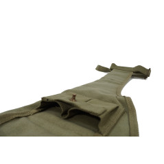 Housse toile avec porte chargeur carabine USM1 Para couleur verte