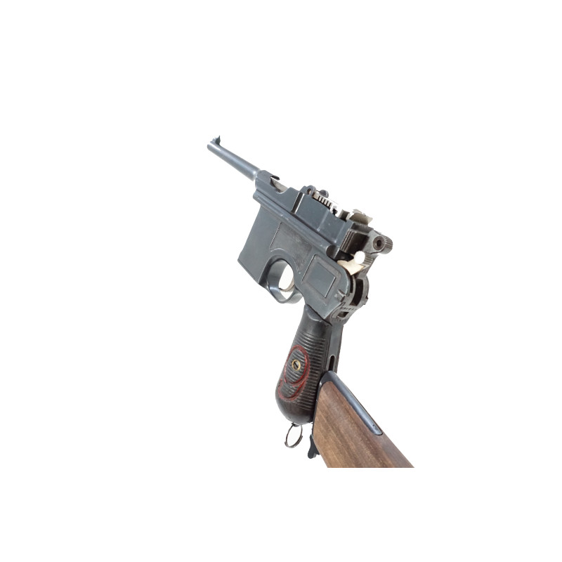 Étui crosse bois C96 1912-1916-1930 avec Cerclage