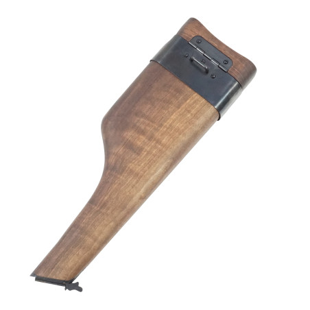 Étui crosse bois C96 1912-1916-1930 modèle avec Cerclage