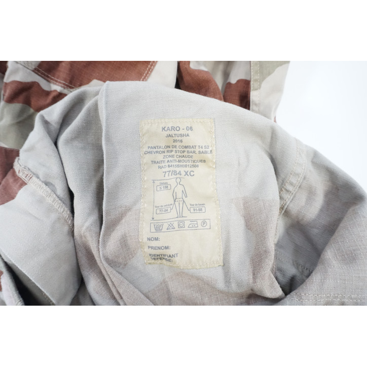 Pantalon de combat français desert camo T4 S2 Pantalon de combat français desert camo T4 S2