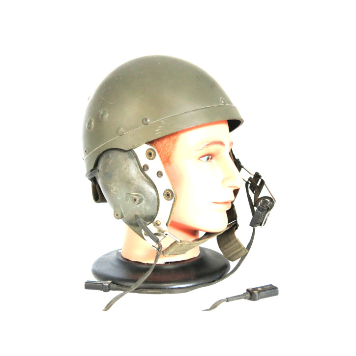 Casque tankiste France 1970 ref ca 58  box 600