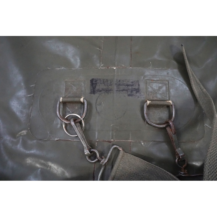 Sac de transport en toile cirée imperméable de l'armée française