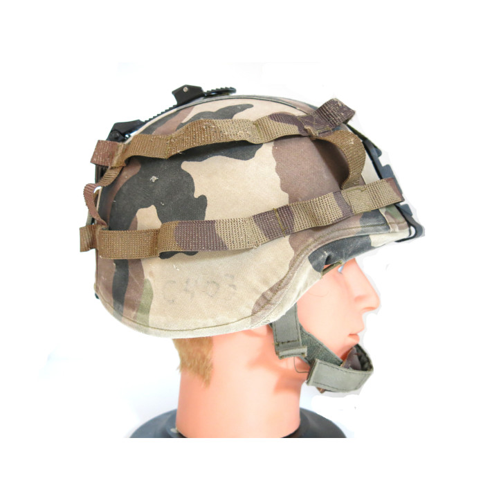 Casque kevlar balistique MSA Gallet armée Française Réf ca 170 box 600