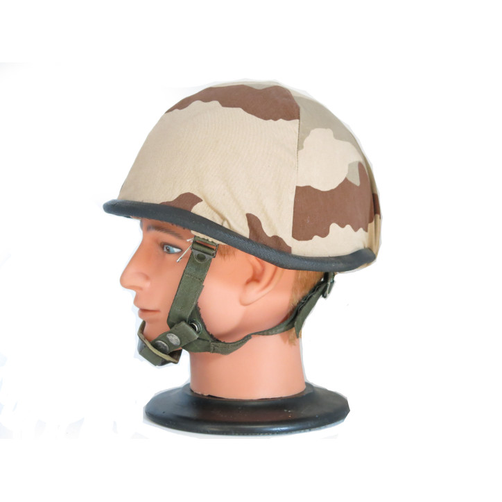 Casque français F1 - 1981 avec couvre casque Daguet ref 333 box 600