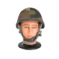 Casque français F1 1989 avec couvre casque camo ref 383 box 600