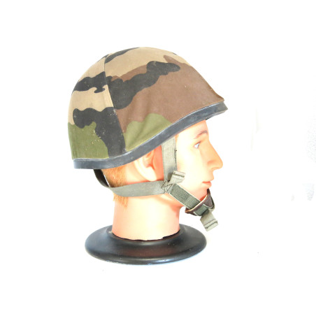 Casque français F1 1989 avec couvre casque camo ref 383 box 600