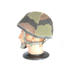 Casque français F1 1989 avec couvre casque camo ref 383 box 600