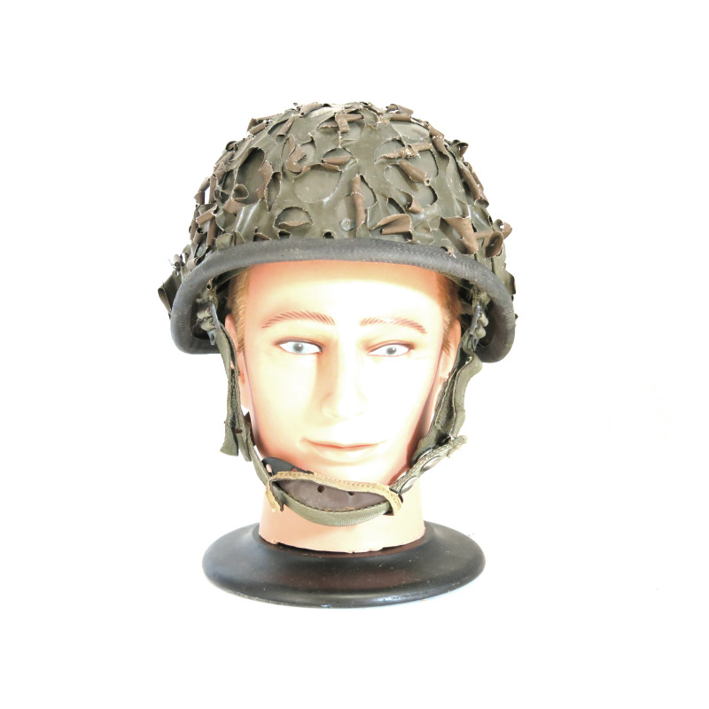 Casque français F1 1979 avec salade camo ref 363 box 600