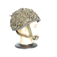 Casque français F1 1979 avec salade camo ref 363 box 600